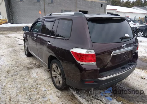 2012 Toyota Highlander Limited V6 from USA, damaged, VIN 5TDDK3EH4CS147029